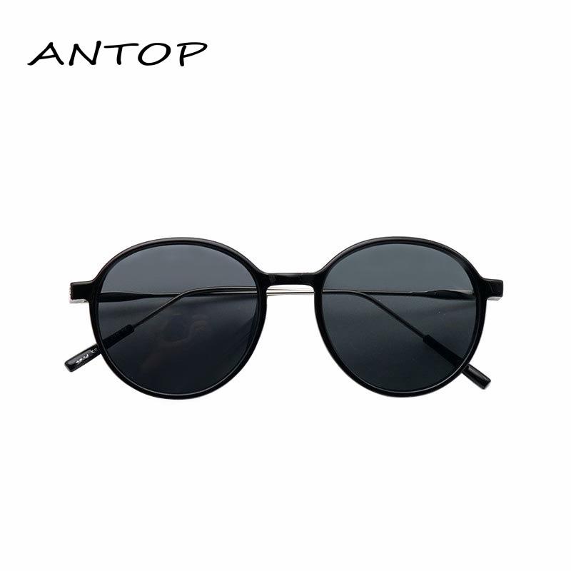 Kacamata Hitam Wanita Model Retro Frame Bulat Besar