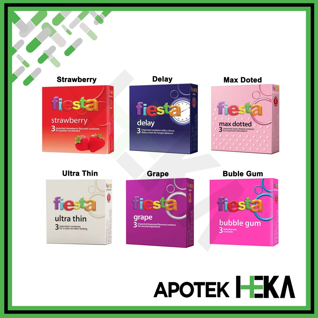 Kondom Fiesta Box isi 3 pcs (SEMARANG)