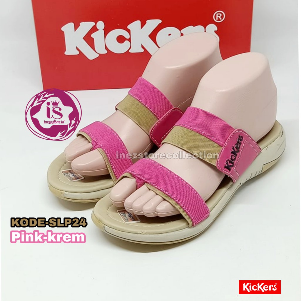 SANDAL WANITA SLOP KICKERS SANTAI KODE SLP24 MURAH HARGA GROSIR