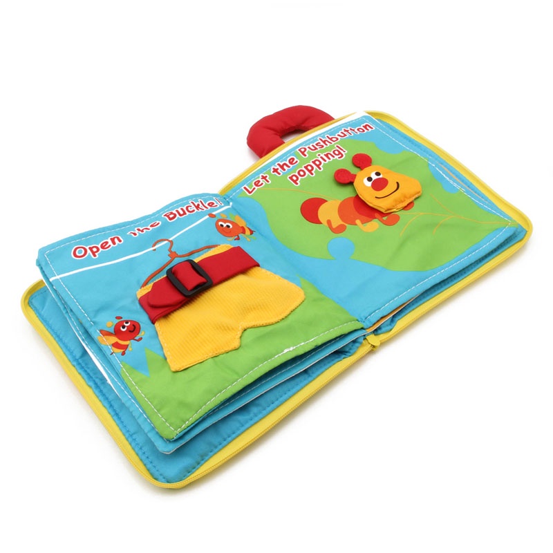 Mary Baby Cloth Book Sensory Toy Pusat Aktivitas Mengajar Paud Mainan Interaktif