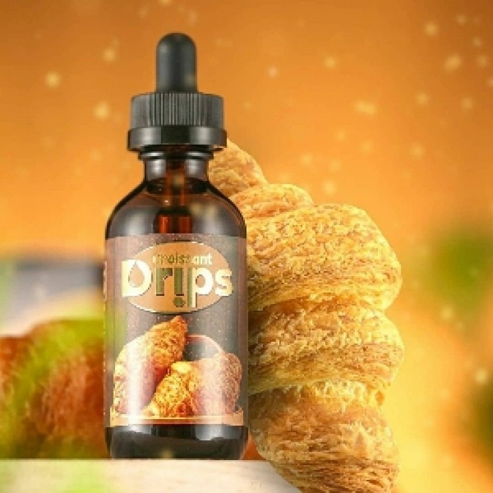 LIQUID FREEBASE CROISSANT DRIPS 60ML BY ULTIMA SAUCE E-LIQUID VAPORIZER VAPE