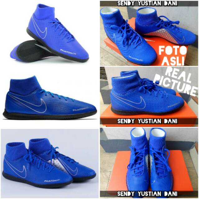 Nike Phantom Vsn Club Df Ic Ao3271 400 Blue Sepatu Futsal Original Shopee Indonesia
