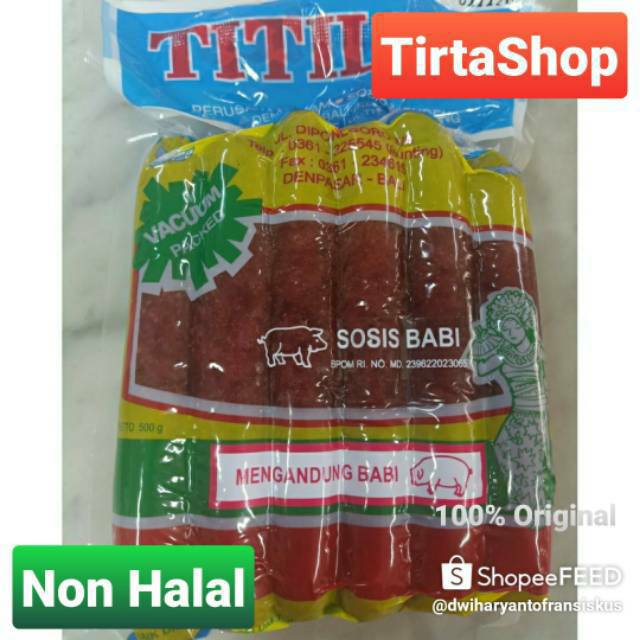 

SOSIS BABI MANIS TITILES 500gr ( LAPCIONG )