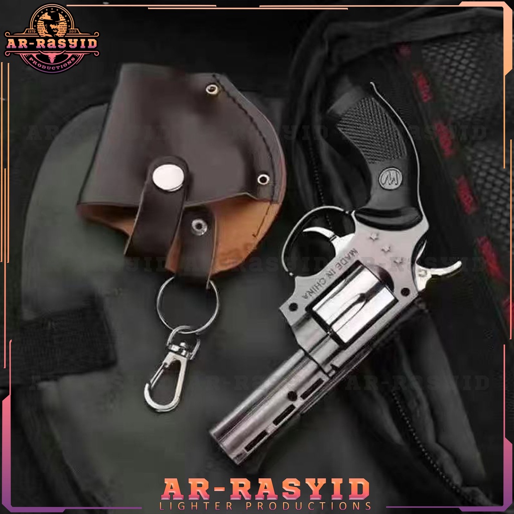 BISA COD Korek Api Bara Gas Pistol Revolver 609