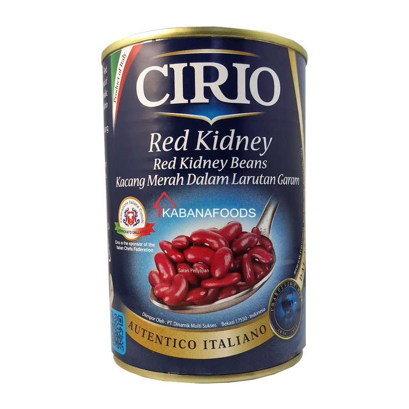 

Kacang Merah dalam Larutan Garam Cirio Red Kidney Beans 400g