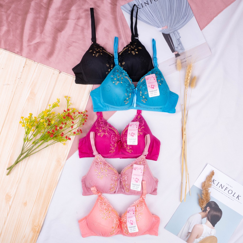 SF - Yiyi Bra Fashion Wanita Bra Wanita Murah BH Busa Tipis  Push Up Bra Real Pic-8