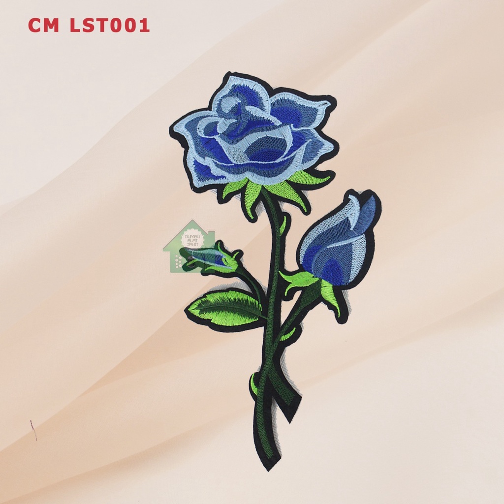 Iron Patch Bordir/Emblem Aplikasi Baju/Tempelan Bordir isi 12pcs LST001