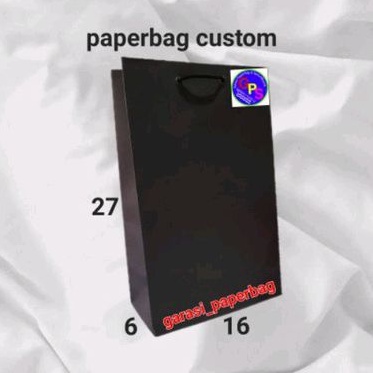 

Paperbag wafer black custom (16.6.27) isi 10 pc