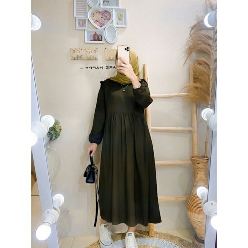 FARA MIDI midi terbaru size s m l xl xxl termurah/ baju gamis kondangan ukuran jumbo /dress remaja kekinian