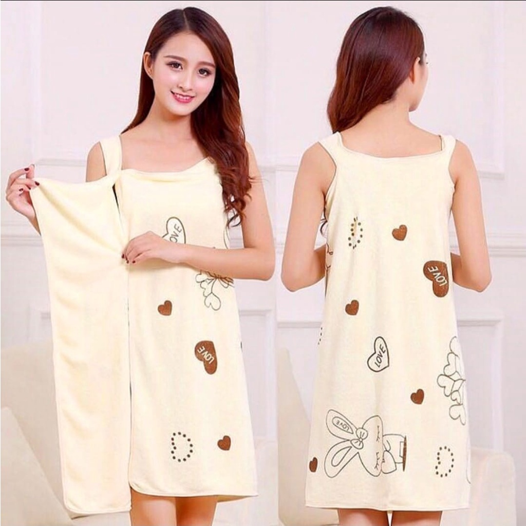 BAJU HANDUK MULTIFUNGSI - HANDUK KIMONO MANDI - WEARABLE TOWEL GOOD QUALITY