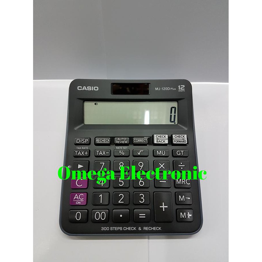 

IBARUl Casio Desktop MJ-120D - Kalkulator Meja Office check correct MJ 120D IBDLl