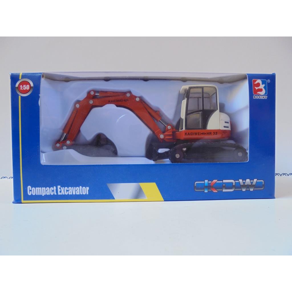 DIECAST TRAKTOR - COMPACT EXCAVATOR