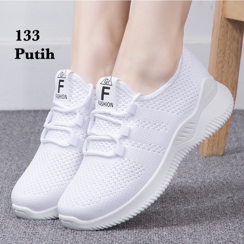 SEPATU WANITA IMPOR BAHAN RAJUT 133