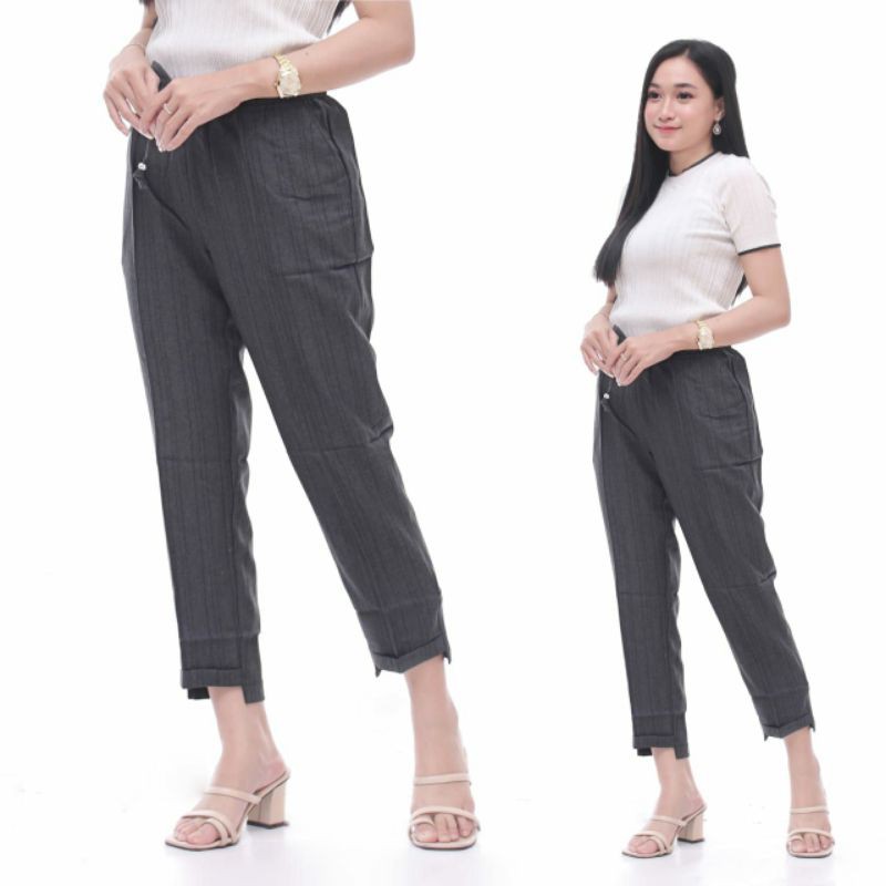 CELANA WANITA BAGGY PANT KATUN RAMI / CELANA PANJANG WANITA