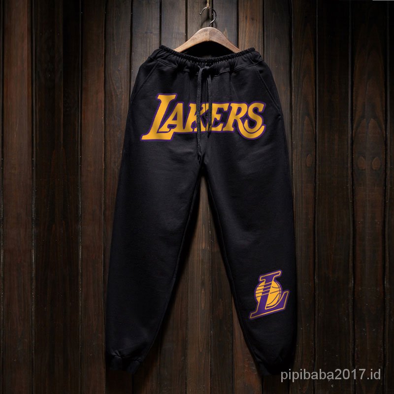 lakers training pants