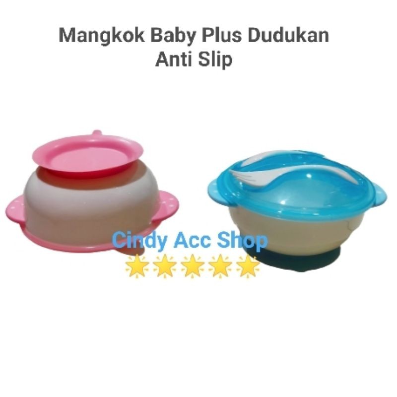 Baby Bowl Set Premium Mangkok Bayi Set Anti Slip Anti Tumpah AL002