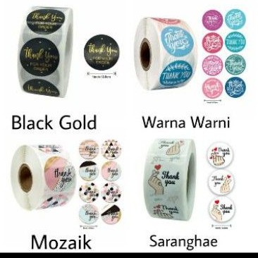 

Sticker THANK YOU 20pcs/ Sticker THANK YOU/ Sticker Olshop