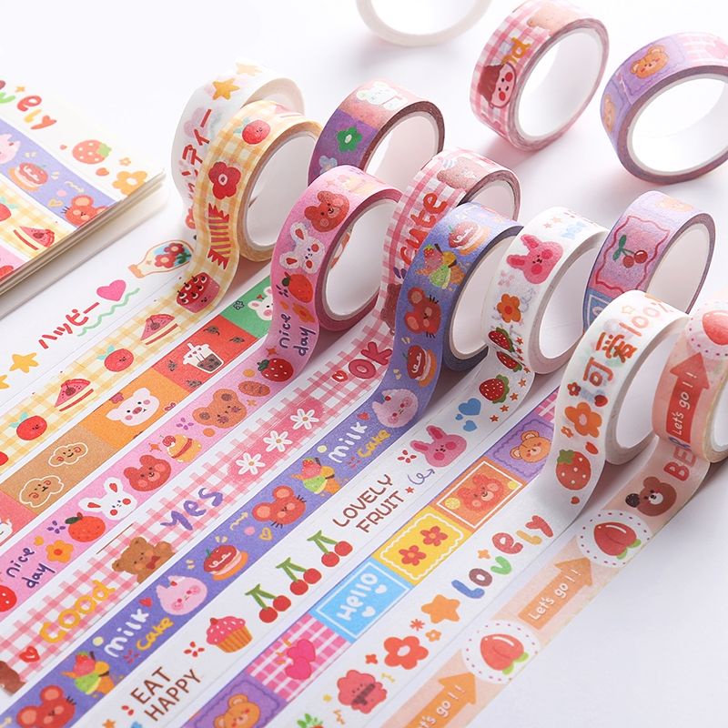 Washi Tape Deco Korean Style || TAPE Journal Deco Aesthetic