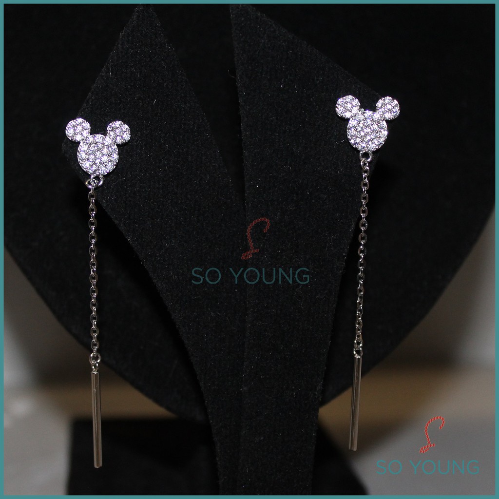 Anting UBS Mickey Juntai White Kadar 750