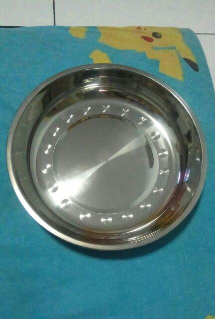 Piring Bulat Stainless./piring Makan/piring