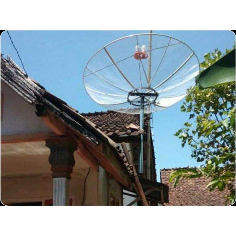 Antena Parabola Jaring 6 feet Lengkap Receiver Gardiner Ottimo Free Channel