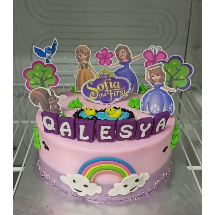 

kue ulang tahun Sofia princess