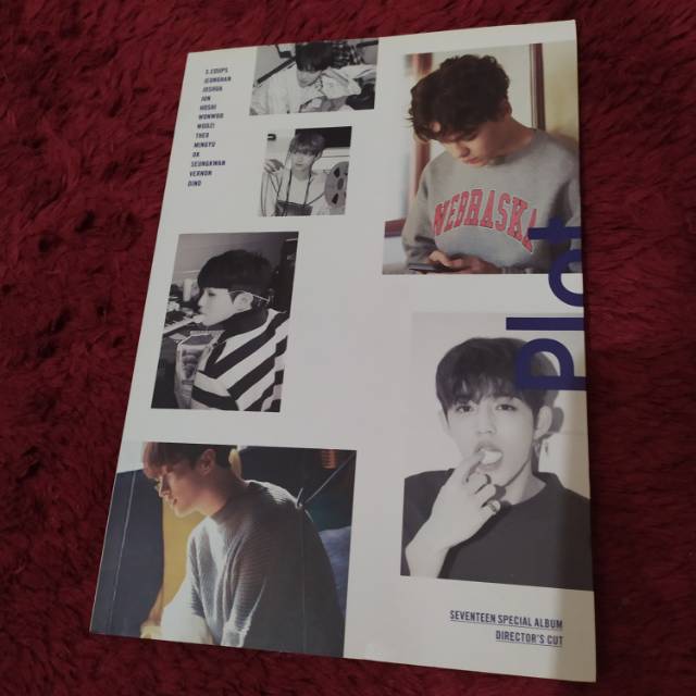 Album seventeen plot ver with wonwoo cd + post card Dino