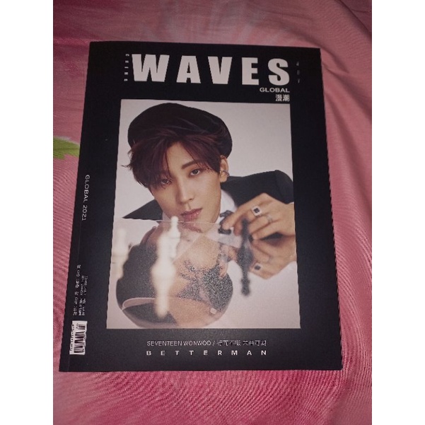 magazine wonwoo seventeen waves + Poster