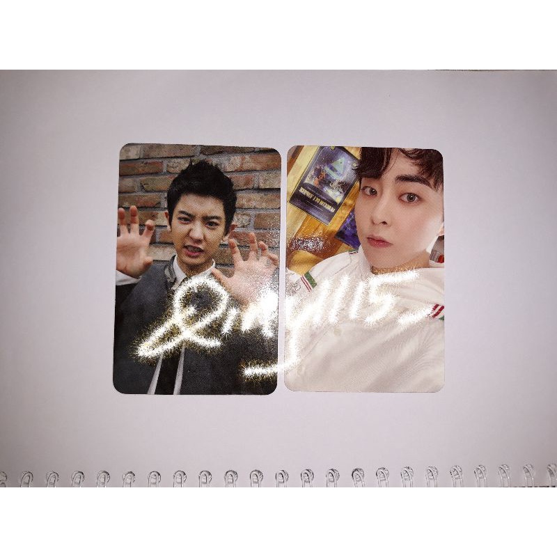 Official Pc Chanyeol Cy Maung growl korpress xiumin dftf photocard
