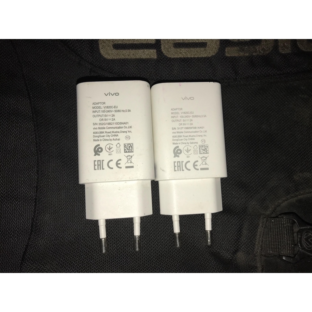 BATOK CHARGER ORIGINAL COPOTAN VIVO 2AMPER 9VOL 18WATT FAST CHARGE MODEL V1820C-EU