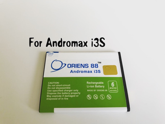 (P) Baterai batre battery Andromax i3S double power/IC ORIENS88