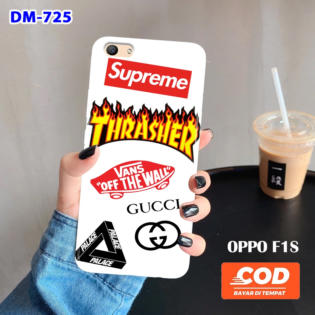 Case Oppo F1S/ A59 - [DM725] - "Stiker" - Hardcase 3D Fullprint Doff - Fashion Case Handphone Pelind