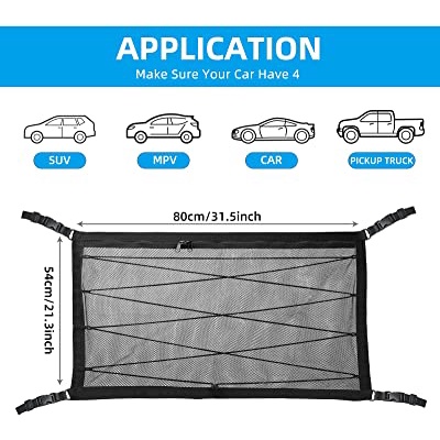 Car Ceiling Cargo Net Jaring Plafon Mobil High Quality