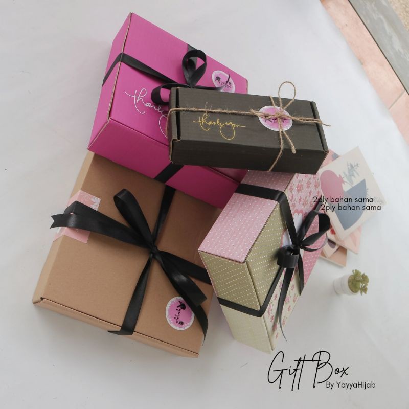 Jual GIFT BOX BY YAYYA ( Bisa Order Box Nya Saja ) | Shopee Indonesia