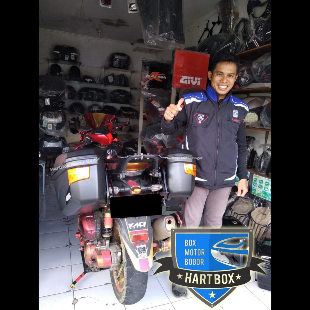 PAKET SideBox Givi E22NS FREE SBL2000 Original Givi | Box Samping GIvi E22 E 22 + SB2000 Givi