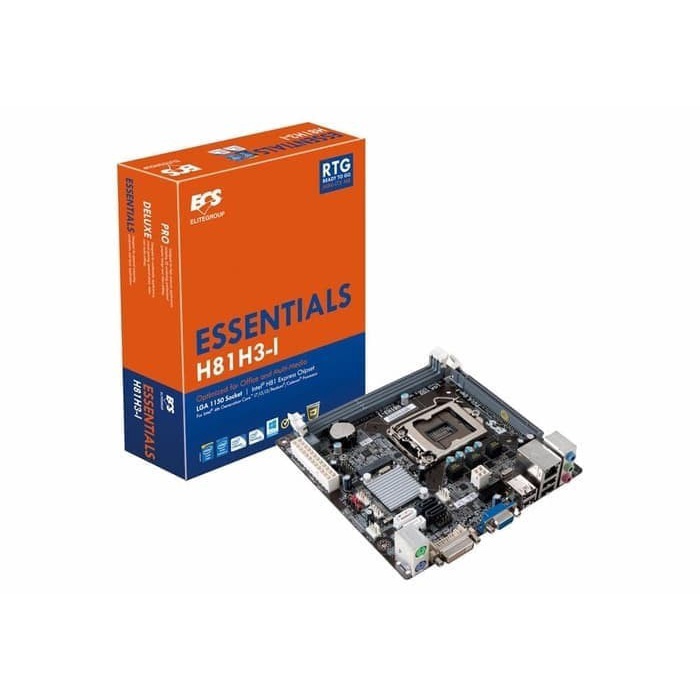 ECS H81H3-I - [Socket 1150, H81, VGA, DDR3, PCI-Exp 16x] Mini-ITX