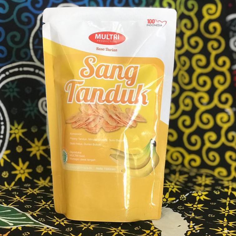 

Sang Tanduk Keripik Pisang Rasa Durian