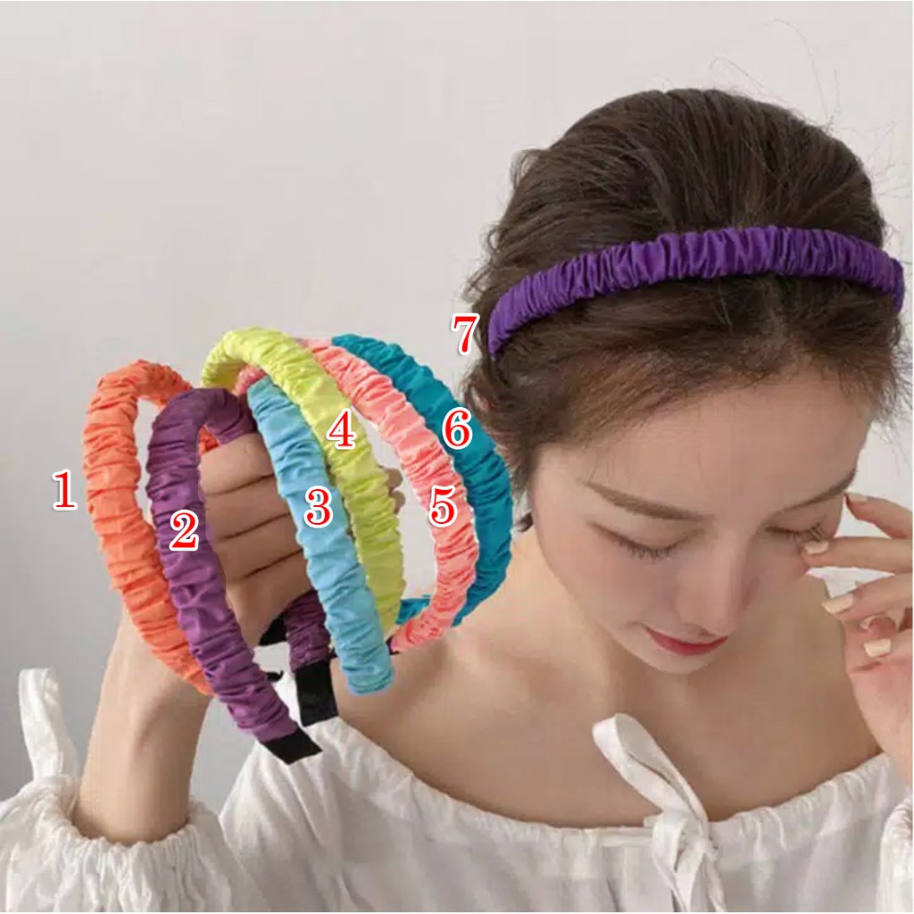 bando scrunchie kerut korea summer colours