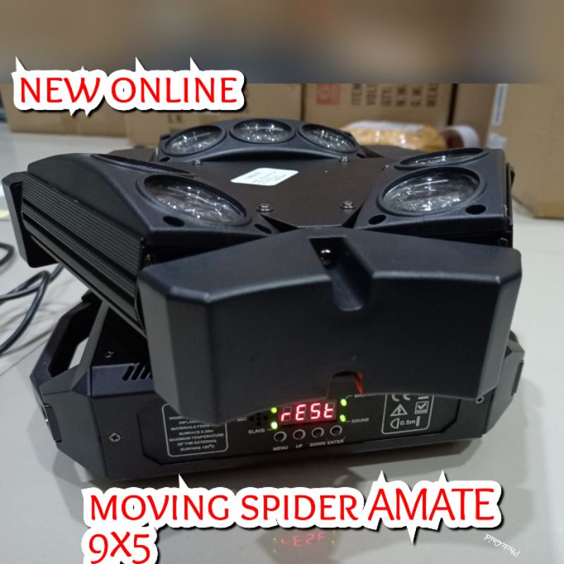 MOVING SPIDER AMATE 9x5WATT