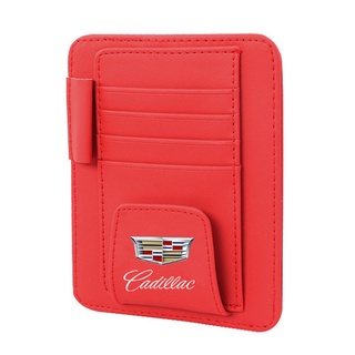 (G-CLUB) Tas Penyimpanan CD / DVD / Kacamata / Pulpen Bahan Kulit Untuk Sun Visor Mobil