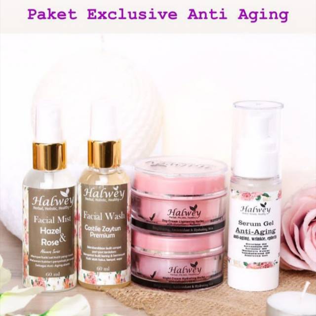 Paket Cantik Exlusive Perawatan Halwey Herba Skincare
