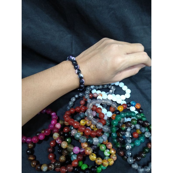 Gelang Model Kating Batu Alam asli Kalimantan