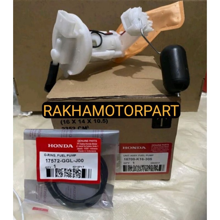 Fuel Pump Beat FI Scoopy FI Asli Original AHM Gratis Oring Seal Fuel Pump