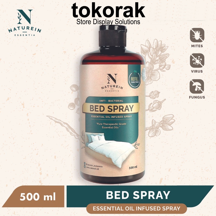 NATUREIN BED SPRAY 500 ML REFILL SEMPROTAN ANTI TUNGAU KASUR SOFA