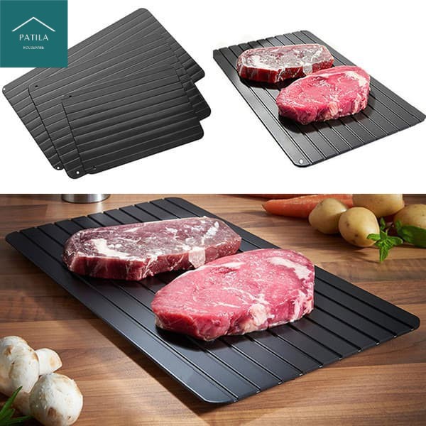 

New [300gr] DFTR - Pencair Daging Beku Talenan Alas Pencair Es Ayam Ikan Sapi Beku