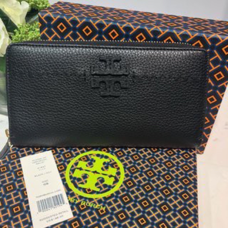 Tory Burch Wallet Leather Black TB 8812