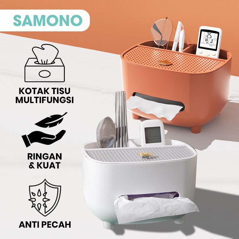 NEW SAMONO Storage Box Multi-functional/Tissue Box STB-88