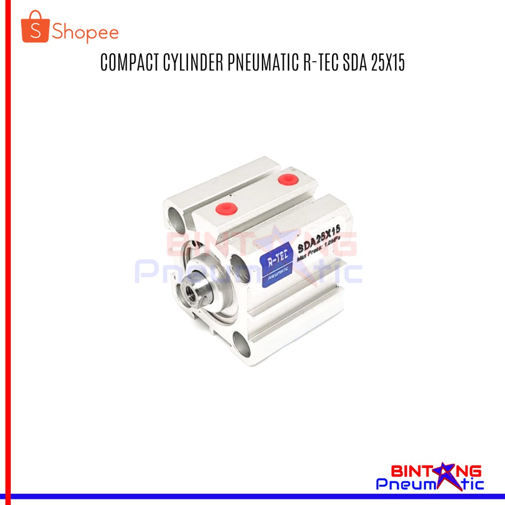 

SDA 25X15 COMPACT CYLINDER PNEUMATIC R-TEC