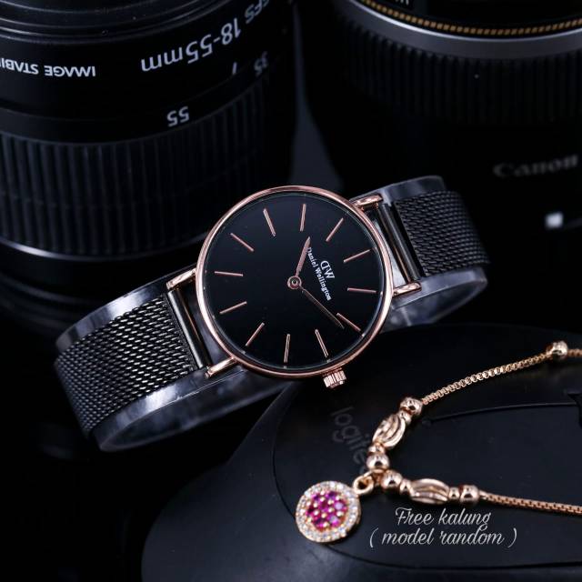 JAM YANGAN WANITA DW PASIR FREE KALUNG CANTIK