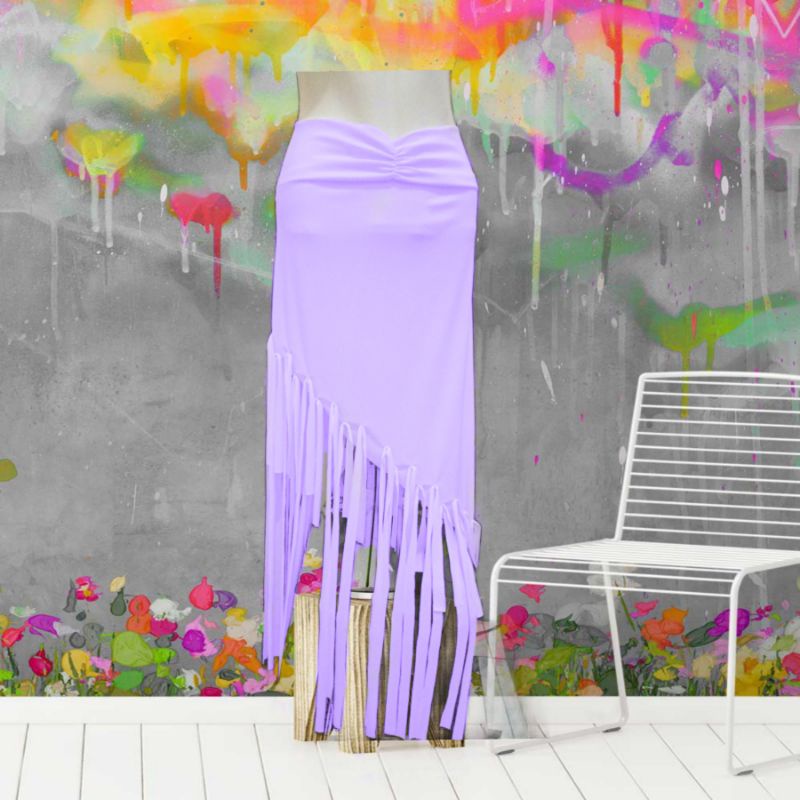 rok belly dance/bawahan belly dance rumbai panjang murah